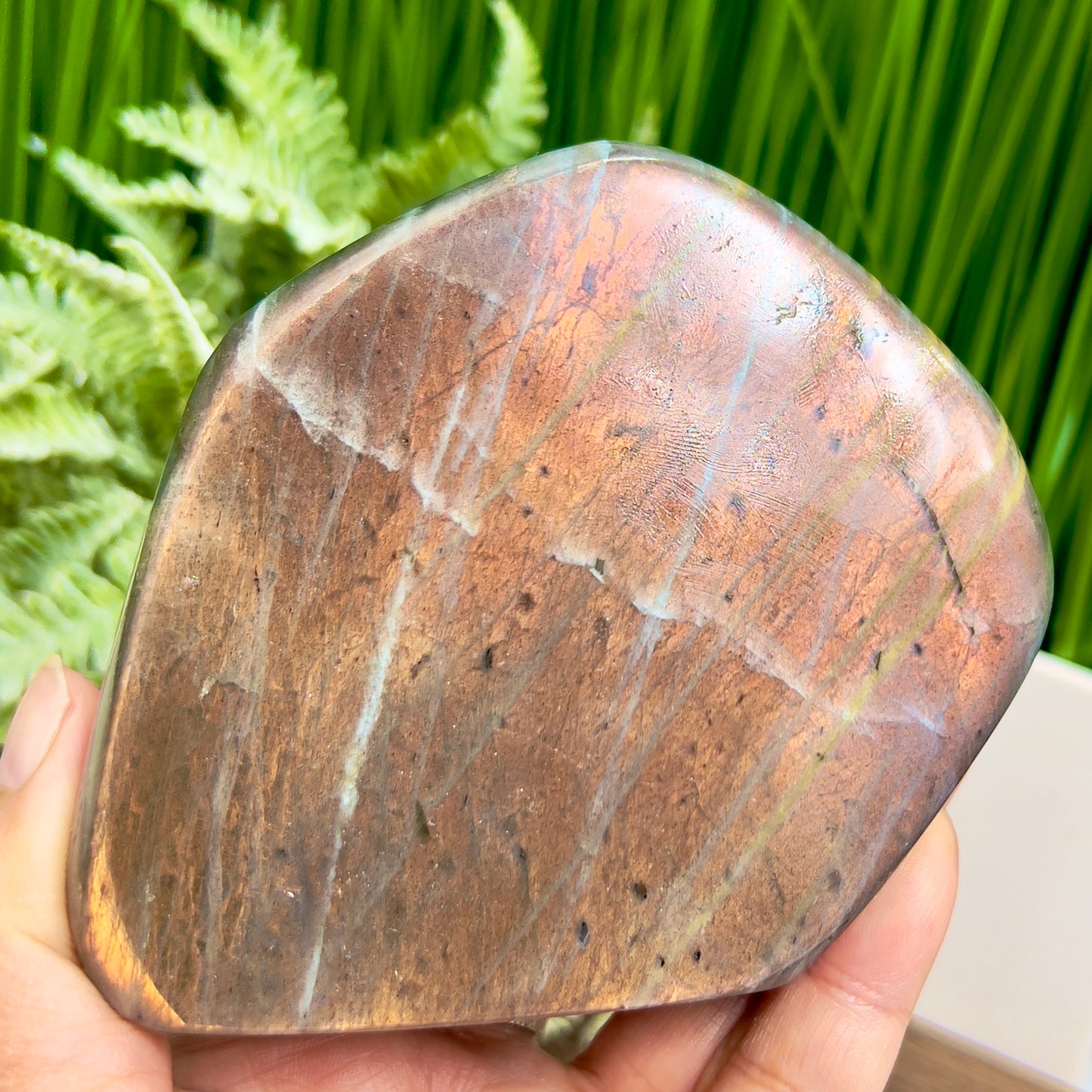 Labradorite Sunset Free Form Healing Crystal 478g