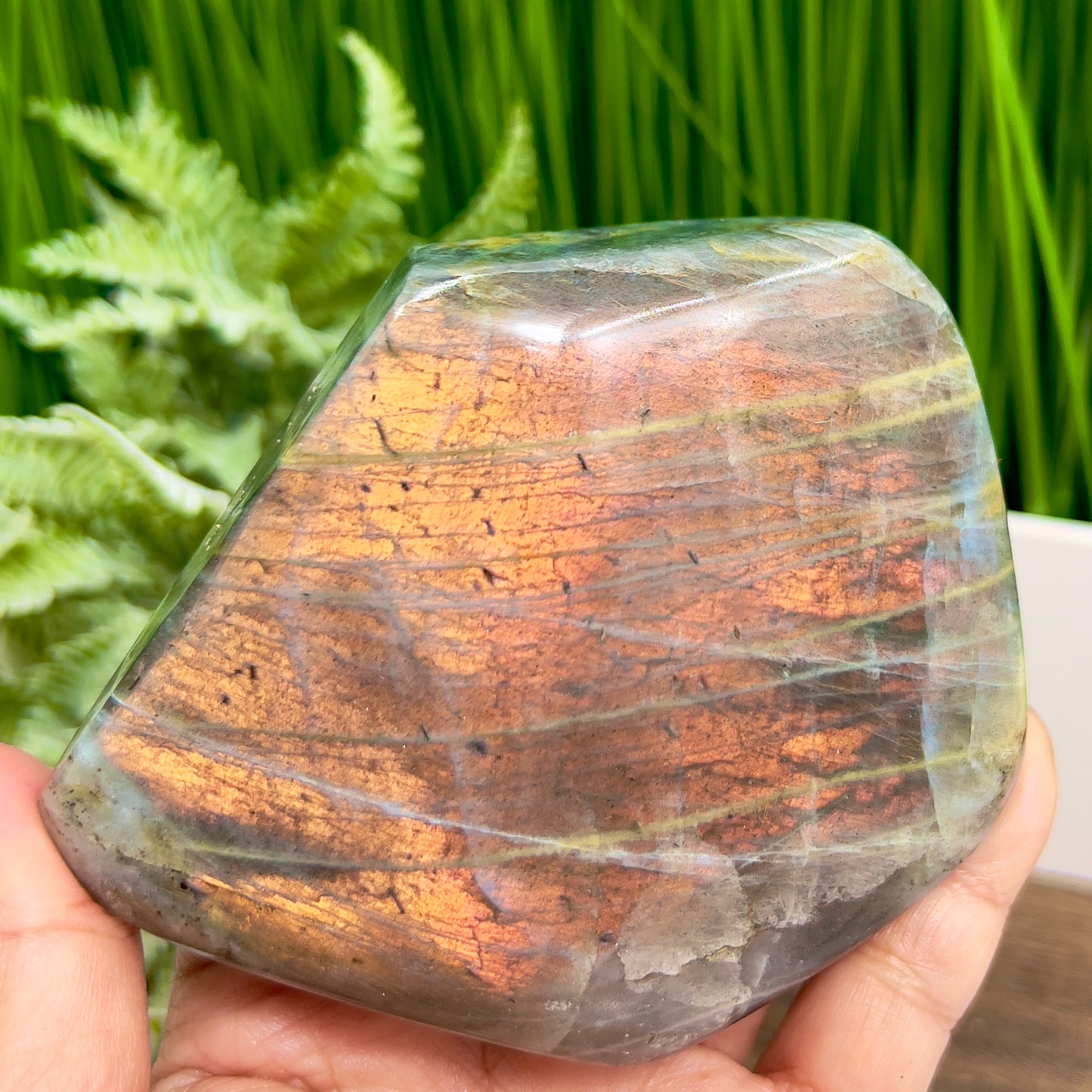 Labradorite Sunset Free Form Healing Crystal 478g