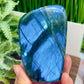 Labradorite Blue Free Form Healing Crystal 498g