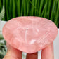 Rose Quartz Heart with Stand High Quality Translucent Crystal 226g