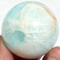 Caribbean Calcite Sphere Healing Crystal Ball 137g 44mm