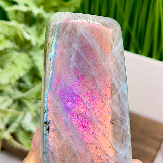 Labradorite Purple Sunset Free Form Healing Crystal 862g 159mm