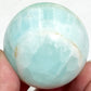 Caribbean Calcite Sphere Healing Crystal Ball 137g 44mm