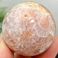 Pink Amethyst Flower Agate Sphere Crystal Ball 132g 46mm