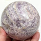 Silky Purple Fluorite Sphere Healing Crystal Ball 943g 85mm