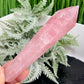 Rose Quartz Wand with Stand High Quality Healing Crystal 234g 164mm