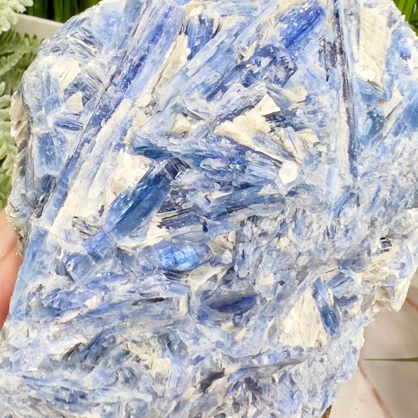 Blue Kyanite with Mica Natural Raw Specimen Healing Crystal 746g