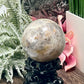 Black Moonstone Sphere Healing Crystal Ball 428g 68mm