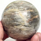 Black Moonstone Sphere Healing Crystal Ball 428g 68mm