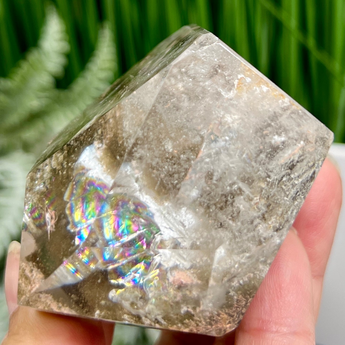 Lodolite Garden Scenic Quartz Free Form Natural Crystal Generator 276g