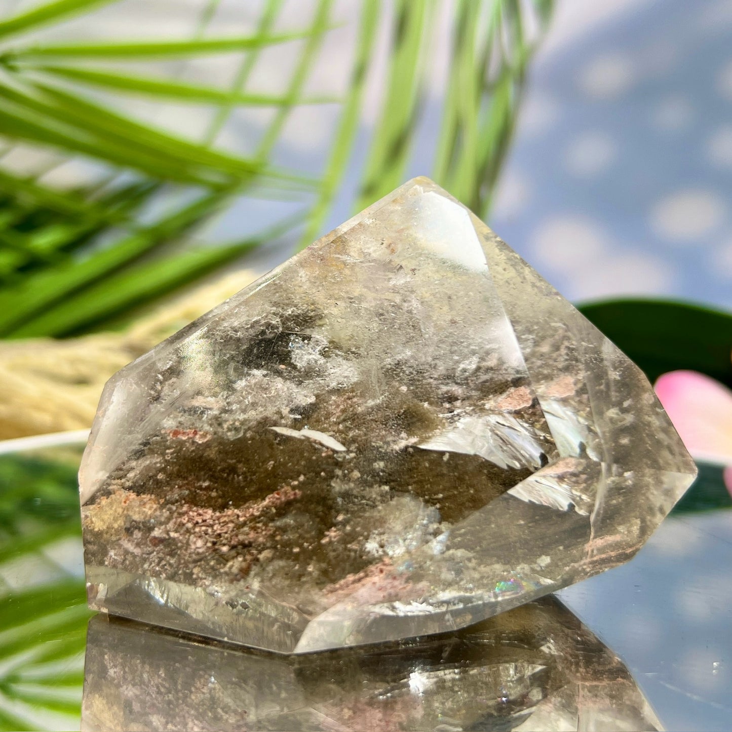 Lodolite Garden Scenic Quartz Free Form Natural Crystal Generator 276g