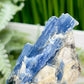 Blue Kyanite and Garnet With Stand Raw Specimen Healing Crystal 144g