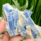 Blue Kyanite With Stand Natural Raw Specimen Crystal 180g