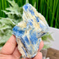 Blue Kyanite With Stand Natural Raw Specimen Crystal 180g