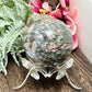 Llanite Jasper Que Sera Sphere Healing Crystal Ball 480g 69mm