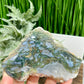 Moss Agate Slice Specimen Crystal Slab 256g