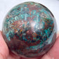 Chrysocolla Malachite Turquoise Azurite Sphere Healing Crystal Ball 181g 49mm