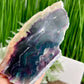 Rainbow Fluorite Slice Crystal Specimen Slab 246g