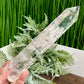 Clear Quartz Tower Top Quality Crystal Generator 506g 232mm