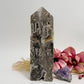 Large Druzy Sphalerite Quartz Tower Crystal Generator