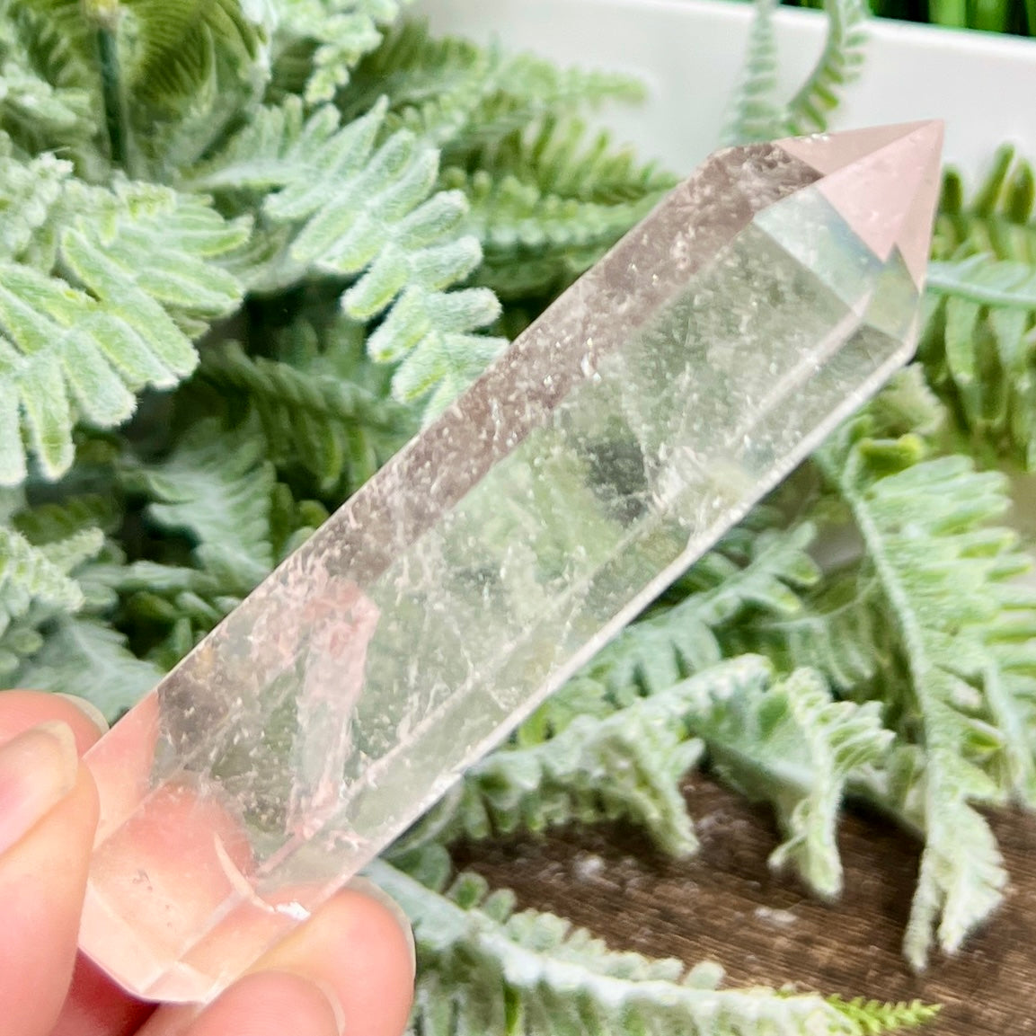 Clear Quartz Tower Top Quality Crystal Generator 62g 90mm