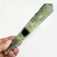 Prehnite with Epidote Wand with Stand Healing Crystal Carving