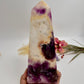 Large Fluorite in Agate Tower Crystal Generator