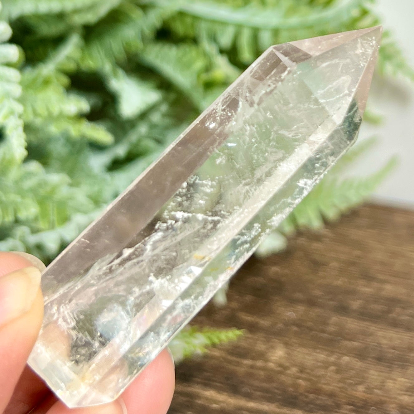 Clear Quartz Tower Top Quality Crystal Generator 42g 70mm