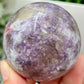 Pegmatite Unicorn Stone Mica Tourmaline Quartz Sphere Crystal Ball 298g 60mm