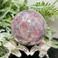 Pegmatite Unicorn Stone Mica Tourmaline Quartz Sphere Crystal Ball 212g 53mm