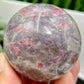 Pegmatite Unicorn Stone Mica Tourmaline Quartz Sphere Crystal Ball 212g 53mm