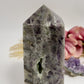 Large Druzy Sphalerite Purple Green Fluorite Tower Crystal Generator