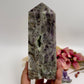 Large Druzy Sphalerite Purple Green Fluorite Tower Crystal Generator