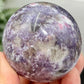 Pegmatite Unicorn Stone Mica Tourmaline Quartz Sphere Crystal Ball 298g 59mm