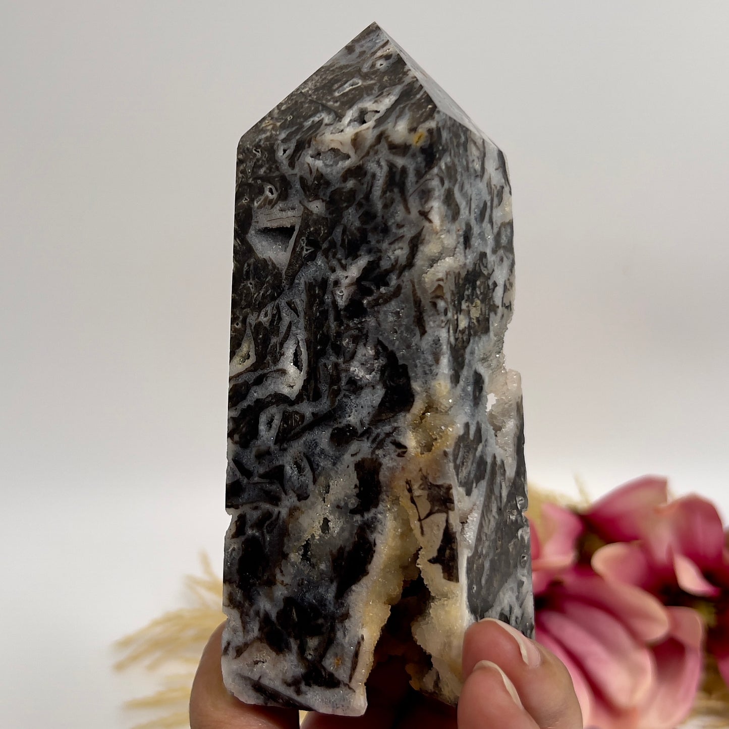 Druzy Sphalerite Quartz Tower Crystal Generator