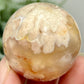 Flower Agate Sphere Crystal Ball 72g 38mm