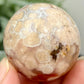 Flower Agate Sphere Crystal Ball 72g 38mm