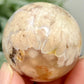 Flower Agate Sphere Crystal Ball 72g 38mm