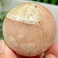 Pink Amethyst with Quartz Sphere Crystal Ball 156g 49mm