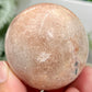 Pink Amethyst with Green Jasper Sphere Crystal Ball 172g 51mm