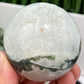 Moss Agate Sphere High Quality Crystal Ball 298g 61mm