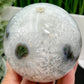 Moss Agate Sphere Large High Quality Crystal Ball 1016g 91mm