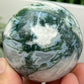 Blue Green Moss Agate Sphere High Quality Crystal Ball 294g 60mm