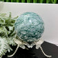 Moss Agate Sphere High Quality Crystal Ball 490g 72mm