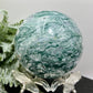 Moss Agate Sphere High Quality Crystal Ball 490g 72mm