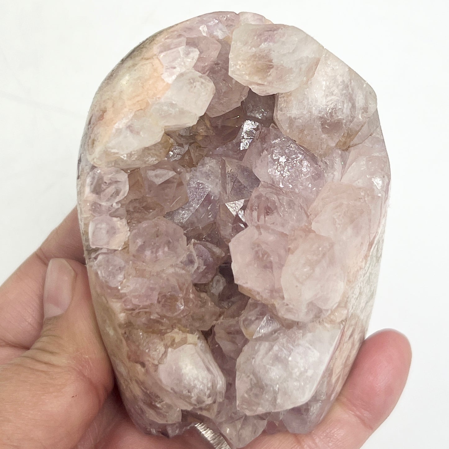 Pink Amethyst Free Form Cluster Healing Natural Crystal 423g