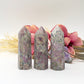 Ruby In Kyanite Points UV Reactive Natural Crystal Generators Australian Seller