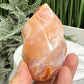 Carnelian Flame Stone of Endurance Motivation Healing Crystal Carving 214g