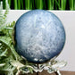 Volcanic Agate Quartz Sphere UV Reactive Healing Crystal Ball 486g 72mm