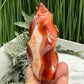 Carnelian Flame Stone of Endurance Motivation Healing Crystal Carving 139g